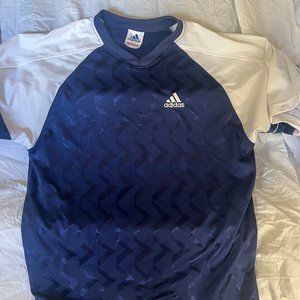 Mens Adidas Soccer Jersey, Size L, Blue/white